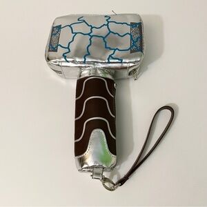 Disney Store Marvel Thor Mjolnir Hammer Wristlet Pouch Bag